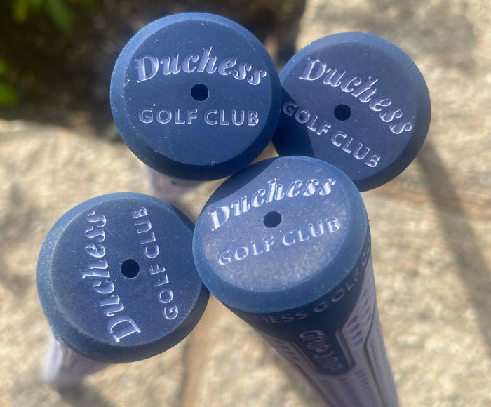 (S1) Standard Size Lillic (Gray) with Blue Lines The Dutchess branded cap
