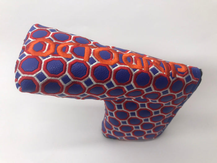 Octagon shapes in Red White and Blue / Mallet Type Green