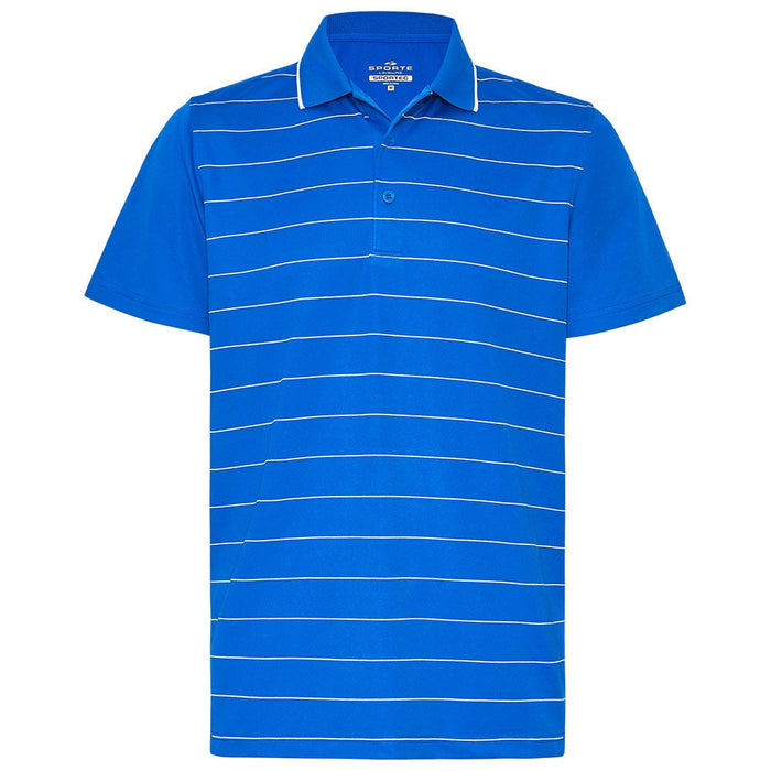 Sporte Leisure Mens Viva Stripe Panel Polo