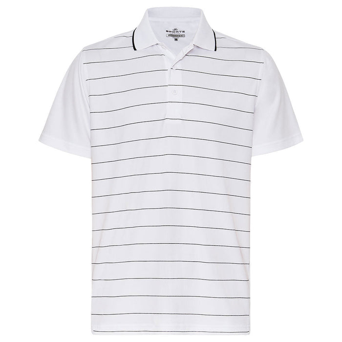 Sporte Leisure Mens Viva Stripe Panel Polo