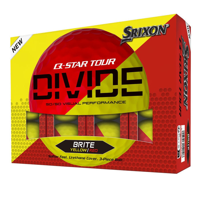 Srixon Q-Star Tour Divide V5 Golf Balls - Dozen