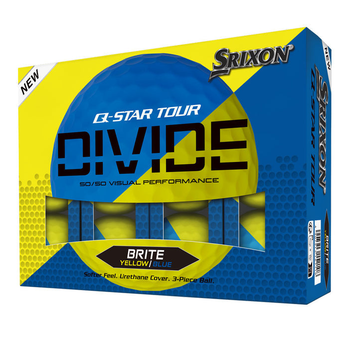 Srixon Q-Star Tour Divide V5 Golf Balls - Dozen